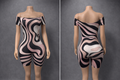 Curve Illusion Pucci Romper