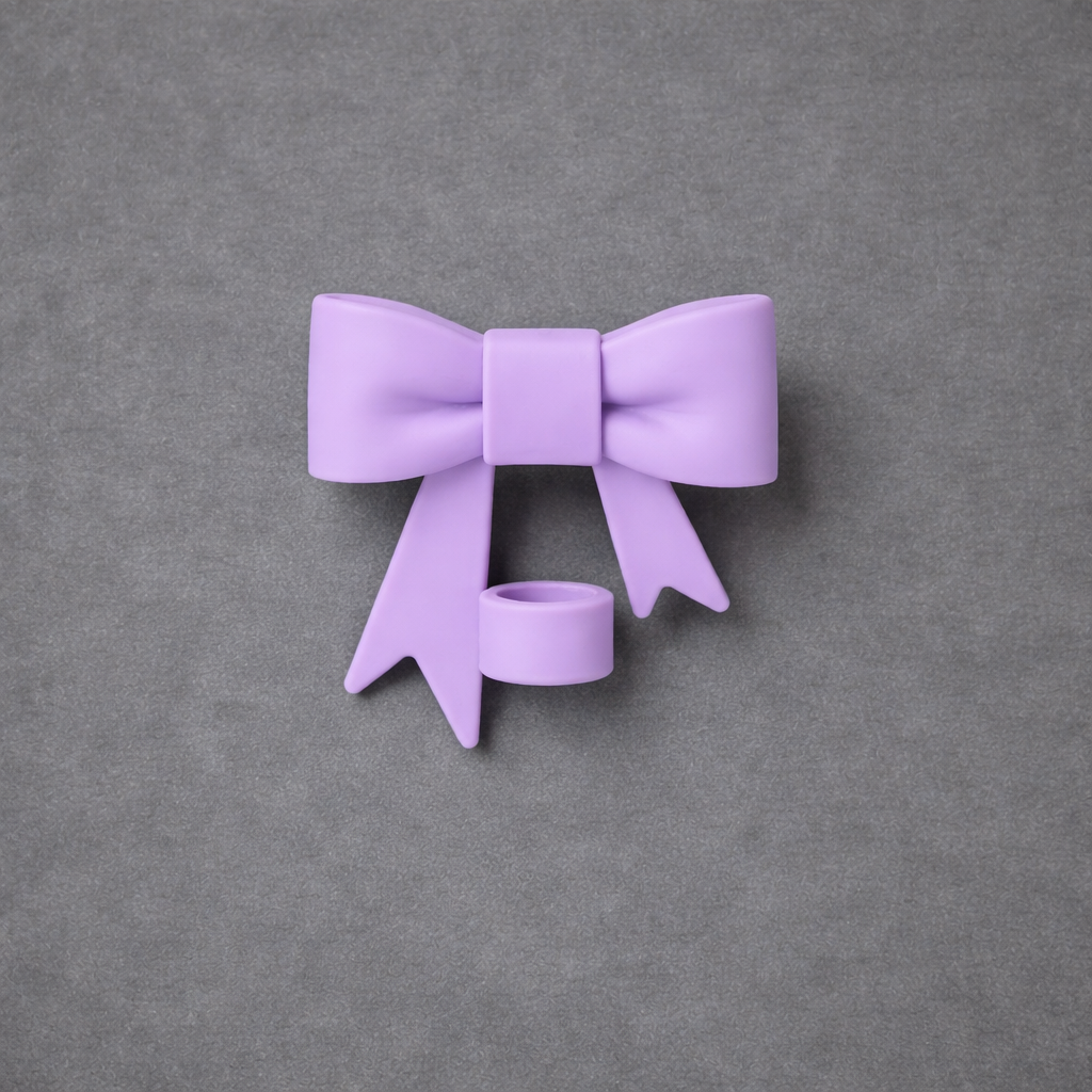 Bow Babe Straw Toppers